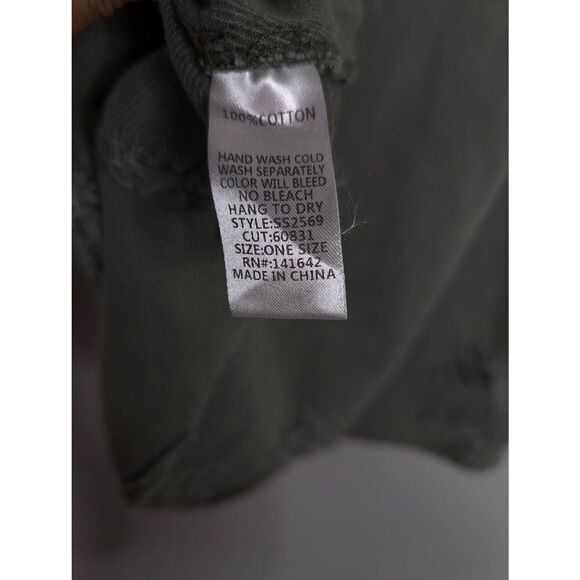 12th Tribe Nashville nights oversized olive shacket One Size - Picture 5 of 10